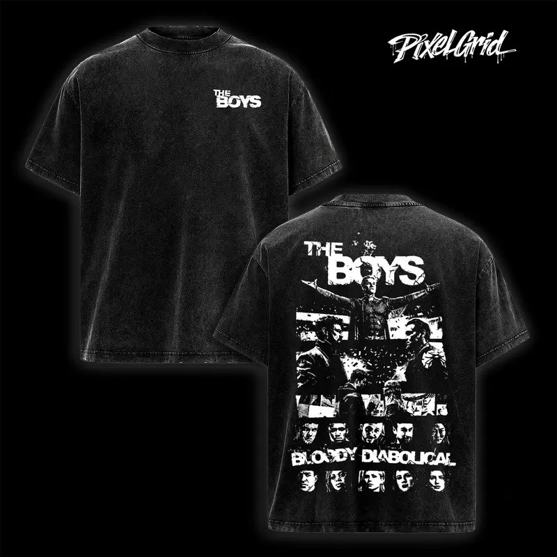 The Boys Villain Game Style Streetwear, Trend Graphic Clothing, Man Shirt Appare