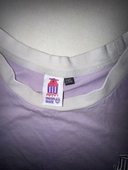 RARE Apari Trash Taste Split Shirt 2XL XXL Lavender White