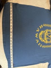 VOLCOM 100% Cotton T SHIRT MENS SZE XL Blue w/Skeleton Circled by HAWAII