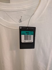 Vintage Air Jordan Jumpman Men’s White Logo Short Sleeve Crew Neck T-Shirt XL