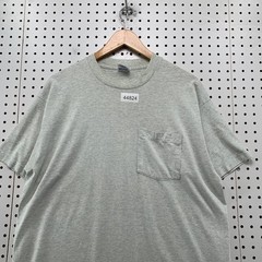 Vintage 90s Gray Pocket Shirt Mens XL BVD Single Stitch Short Sleeve USA