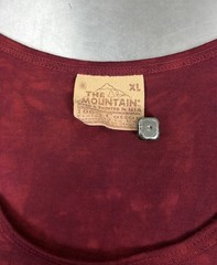 Y2K 2004 The Mountain Tie Dye Eagle Leather Tag Tank Top T-Shirt XL (23×32) NEW