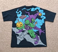 Chronic Images Green Goblin All Over Print T-Shirt Size L Rare Marvel Spiderman