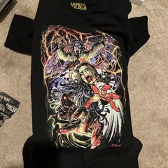 Ladies Of The Evil Dead Extreme Edition small Shirt Evil Dirt Signed Poster 2009