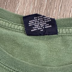 Vintage 90s Polo Ralph Lauren Long Sleeve T-Shirt Green Mens Large Yellow Pony