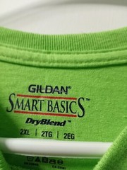 Gildan Mens Smart Basics T-Shirt Lime Green 2XL