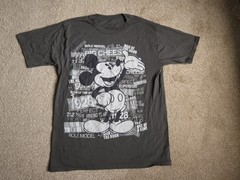 NWOT DISNEY ‘ROLE MODEL-MAN OF THE HOUR-PERFECT’GRAY MICKEY MOUSE T-SHIRT-SIZE M