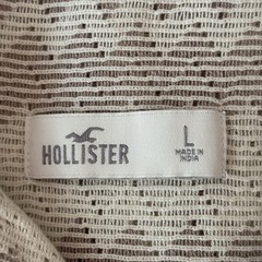 Hollister Mens L Boxy Camp Shirts Lot of 2 Crochet Style Seersucker Resort Beach
