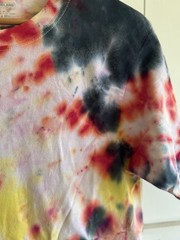 Tie-Dye Cotton Men /Unisex Crew Neck Short Sleeve T-Shirt M (Kirkland Signature)