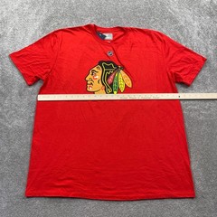 Fanatics Chicago Blackhawks Connor Bedard 98 Red NHL Hockey Jersey T Shirt 2XL
