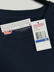 Vineyard Vines Men’s XL Blue Long Sleeve Crew Neck Whale Logo Pocket T-Shirt