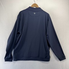 Peter Millar Quarter Zip Mens XL Blue Crown Sport Pullover Golf Company Logo NEW