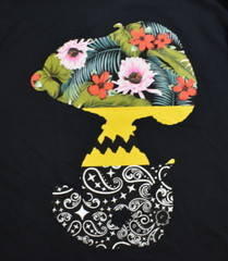 Neff x Peanuts Mens Snoopy Multiple Image Fill Graphic Black Shirt New S-XL