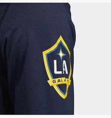 Adidas MLS Men’s Los Angeles Galaxy Creator Long Sleeve T-Shirt, Collegiate Navy