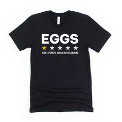 Eggs very expensive, would not recommend, one star review rating