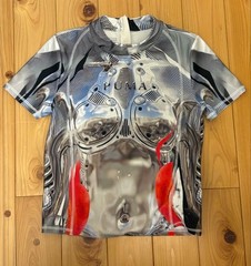 PUMA x OTTOLINGER Cyber Print T Shirt Size L Y2K Graphic Streetwear