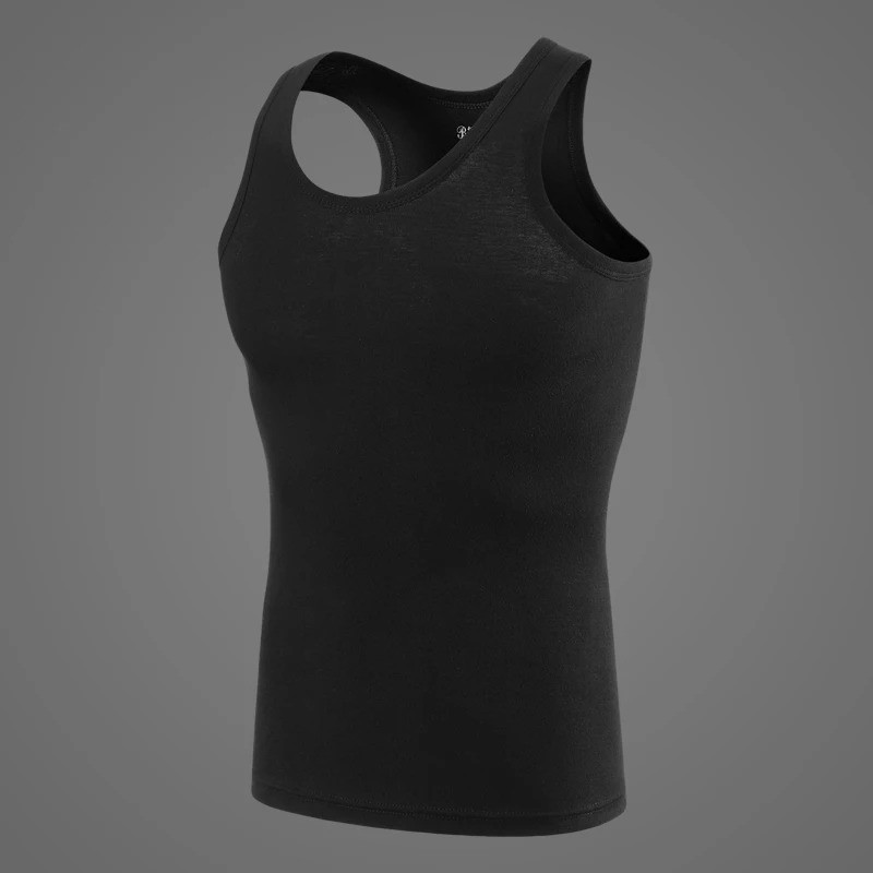 3-1- Pack Men 100% Cotton Tagless Ribbed Tank Top A-Shirt Wife Beater Undershirt