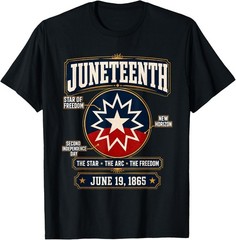 Juneteenth Flag Red White Blue Meaning Black Freedom Day Men T-Shirt
