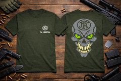 FN Herstal Skull T-Shirt Heavyweight S M L XL 2XL 3XL 4XL 5XL
