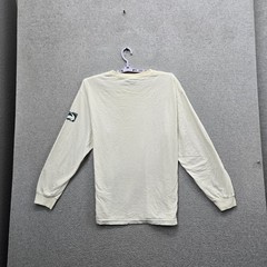 VINTAGE Split Men Shirt XL Off White Logo Long Sleeve Y2K Skater READ