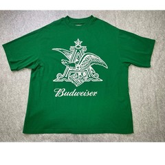 PacSun Budweiser Eagle Logo Graphic T-Shirt Green Mens XL Cotton FIFA 2026