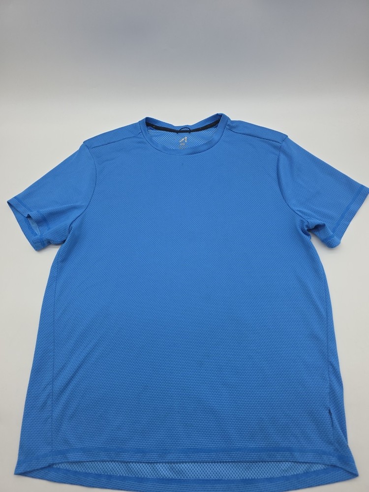 Alive T-Shirt Men Large Blue Solid Running Gym..#40874