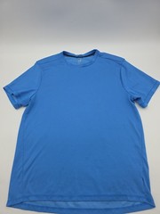 Alive T-Shirt Men Large Blue Solid Running Gym..#40874