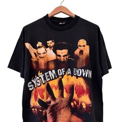 System Of A Down 90s SOAD HAND Band Tour T-shirt Single Stitch XL REPRINT