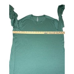 REI Co-op Mens Merino Wool Long Sleeve Base Layer Top Green Large 23099-S25