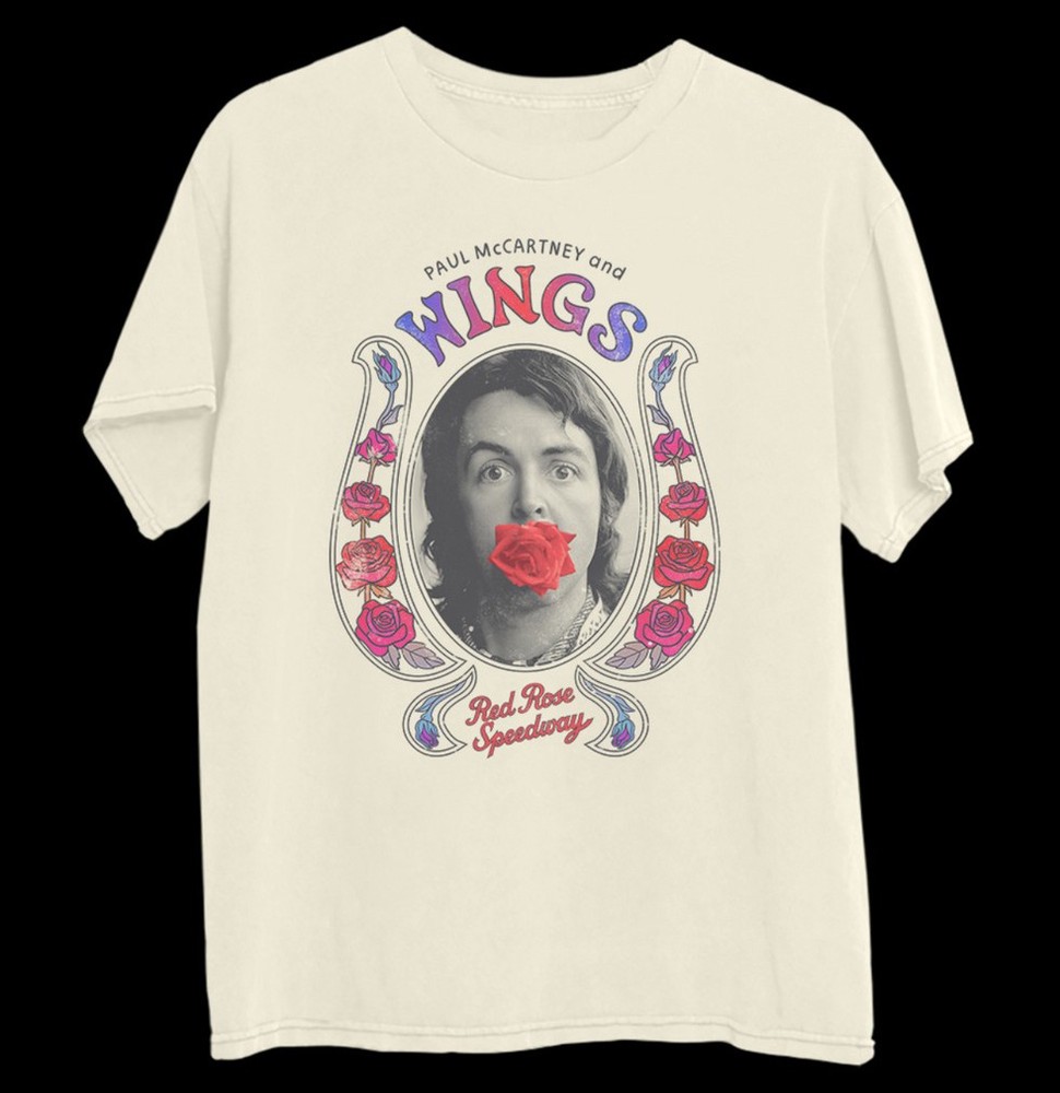 Paul McCartney Red Rose Speedway Photo T-Shirt Size S-5XL DTG Print
