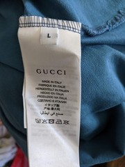 Gucci Men’s T-shirt Blue Size L