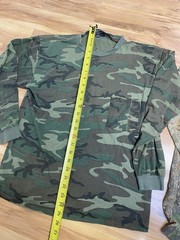 Vintage Ace Sportswear Shirt Mens L Camo Mossy Oak Long Sleeve Hunting USA 90s