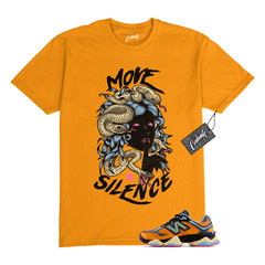 9060 Sun Glow Team Sky Blue Orange Black T Shirt to Match MIS