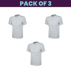 Pack 5 & 3 Uneek Classic T-Shirt Plain Casual Wear stag do hen Unisex UC301