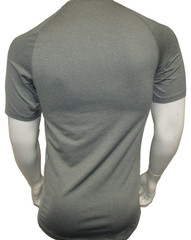 NIKE PRO DRI-FIT SLIM FIT GRAY ATHLETIC SHORT SLEEVE TEE SHIRT MENS SIZE S