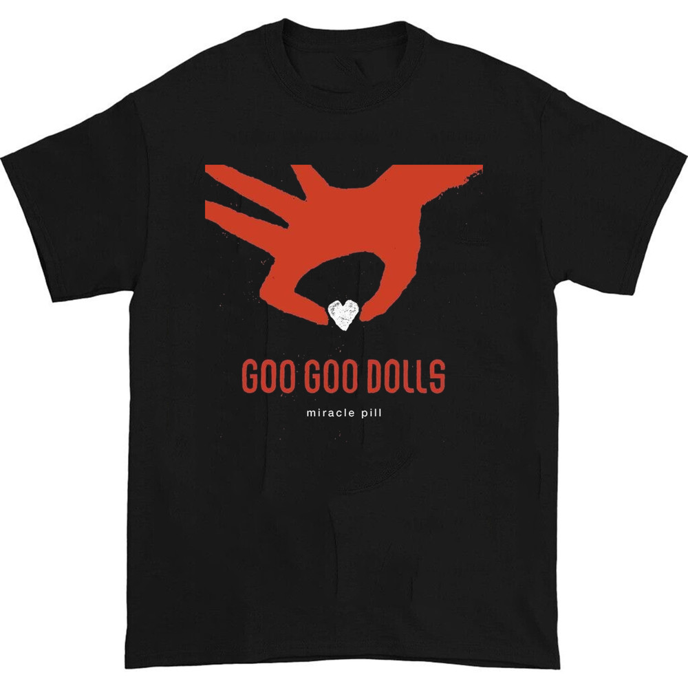 The Goo Goo Dolls Miracle Pill Men Black T- Shirt Size S to 5XL Gift Xmas