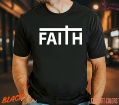 Unisex Faith Cross Christian T-Shirt, Men T shirt,Women T shirt Gift ReligionTop