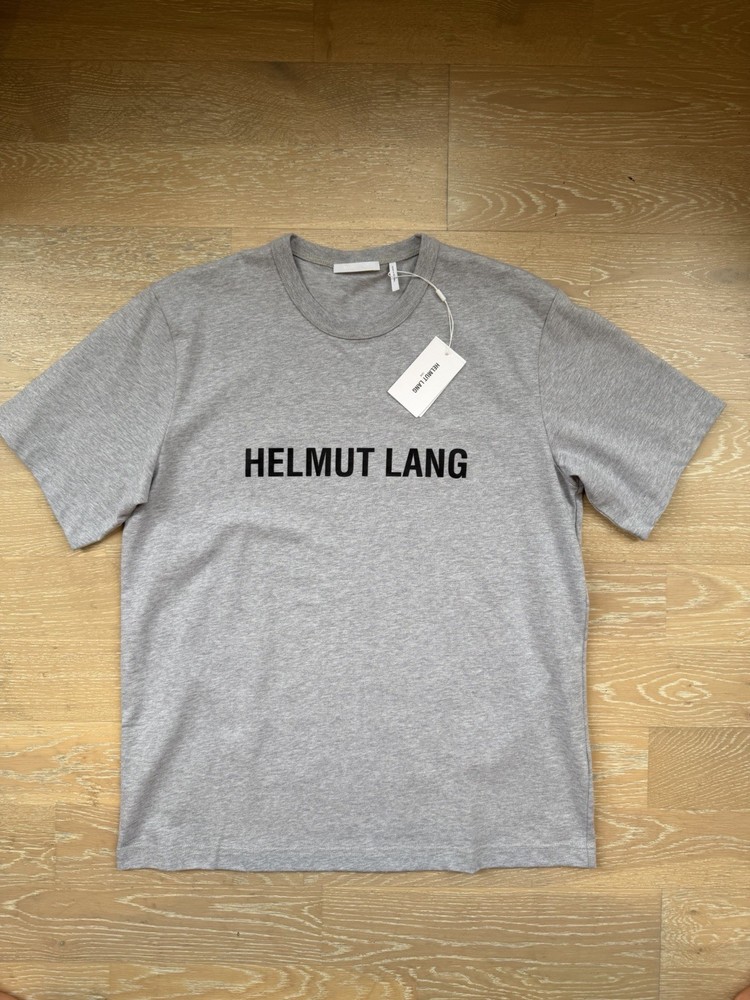 Helmut Lang Short Sleeve T-Shirt Men’s size M Gray MSRP 165 BNWT Medium