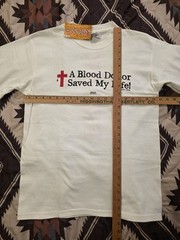 Vtg Y2K Kerusso Jesus Tee Double Sided T Shirt Religious White Adult Medium NWT