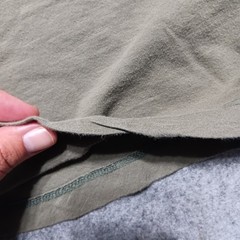 Buck Mason Shirt Mens Medium Green Cotton Crew Neck Tee Drop Cut USA Huckberry