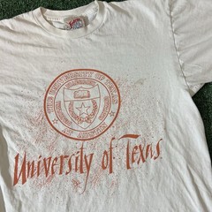 Vintage 80s 90s University of Texas T-Shirt Sz L Single Stitch Made in USA