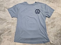 VW Volkswagen Bus Vehicle Beach T-Shirt Mens Sz M Blue Van Tee Official