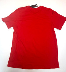 Adidas Red Logo T-Shirt Size L New With Tags Mens Casual Cotton Tee