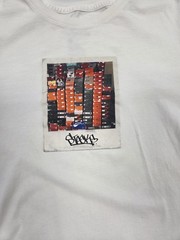The Nike Tee Stacks Graphic Sneaker Y2k Size Medium White Snike Nike Shoe Boxes
