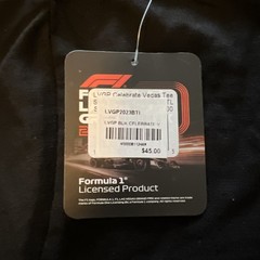 NWT F1 Black 2023 Las Vegas Grand Prix Celebrate Vegas Shirt – Size Large