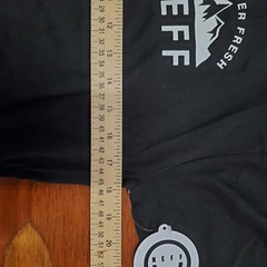 Neff Forever Fresh T Shirt Men Small Black Mountain Graphic Print Cotton Outdoor
