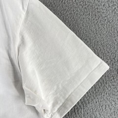 Helmut Lang Shirt Mens Large White Cotton Crewneck Oversized Short Sleeve Tee