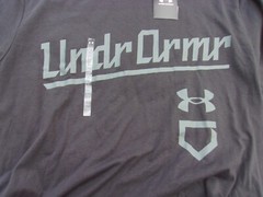 NWT Under Armour loose fit T, men’s M – XXL, black, baseball, cotton blend