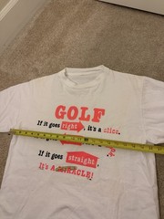 Funny Golf Graphic Tee (Fits M/L)