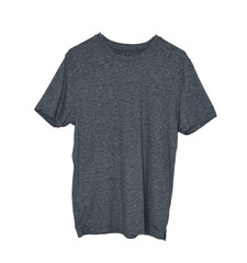 7 Diamonds Men’s Blue Heathered Core Active Tee Medium Performance Workout
